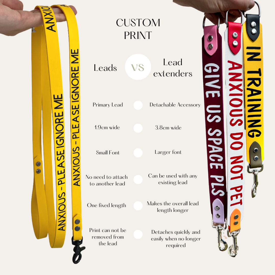 Custom print Lead extender